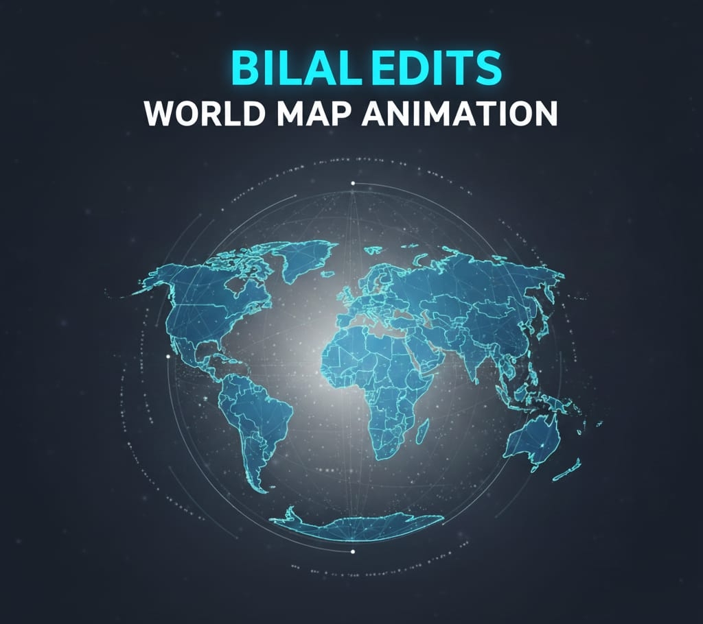 Map animation by bilal edits | geolayer editing | Editing in aftereffects |